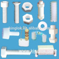 Hexagonal Zirconia Ceramic Screw Ceramic fasteners Alumina Ceramic Bolt and Nut